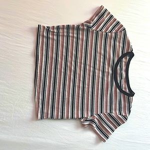 Striped crop top